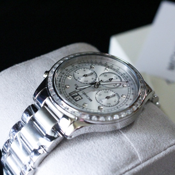 Michael Kors Brinkley Crystal Stainless Watch main image 8
